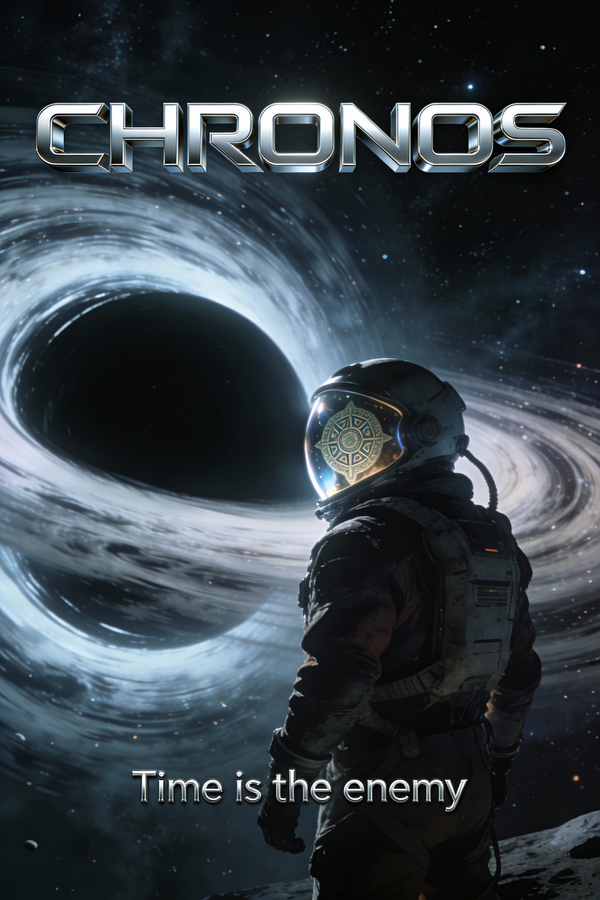 Sci-fi movie poster CHRONOS — Seedream 4